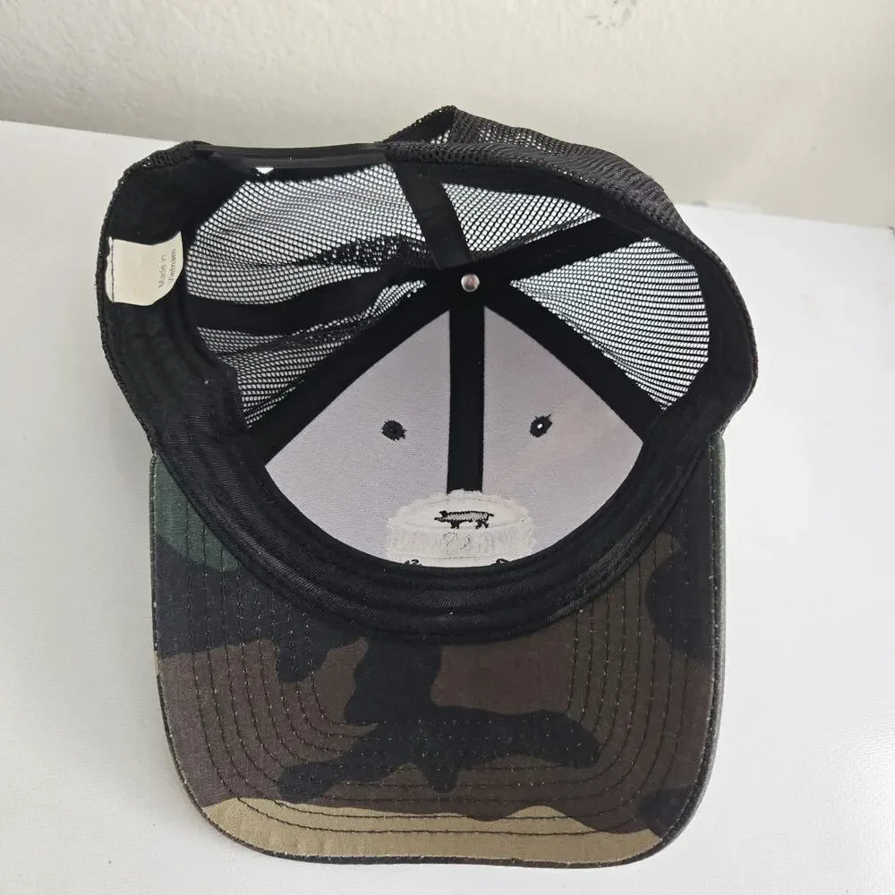 Swig & Swine College Classic Camo Mesh‎ Trucker Hat Snapback Cap Style